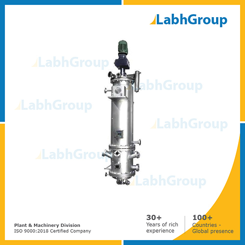 Agitated thin film evaporator