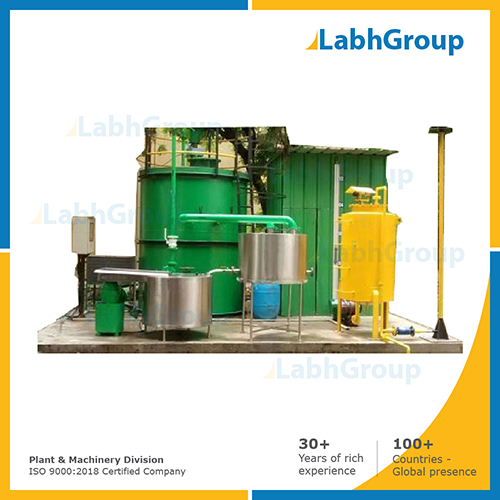 Kitchen waste biogas plant