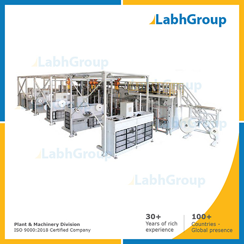 Baby diaper making machine