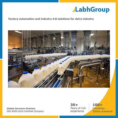 Factory automation and industry 4.0 solutions for Dairy industry