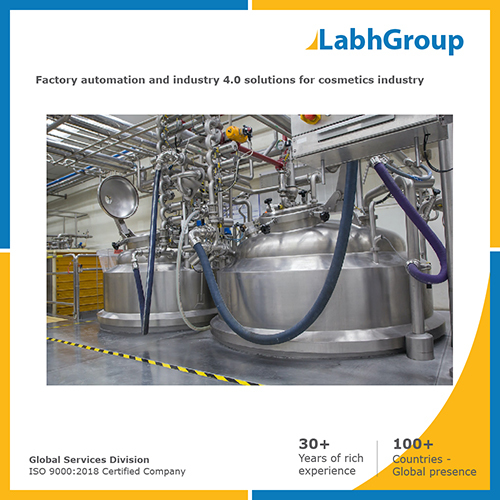 Factory automation and industry 4.0 solutions for Cosmetics industry