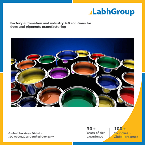Factory automation and industry 4.0 solutions for Dyes and pigments manufacturing