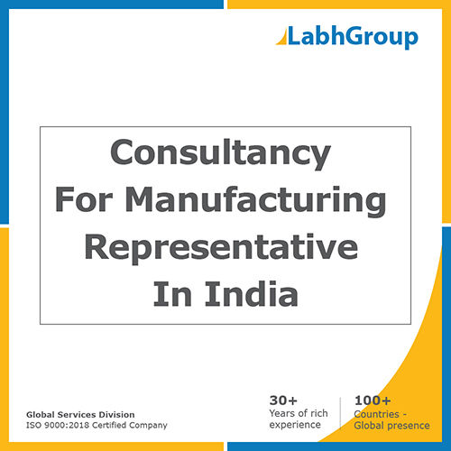 Consultancy for manufacturing representative in India