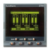 Eurotherm temperature Controllers 2704 Advanced Multi-loop