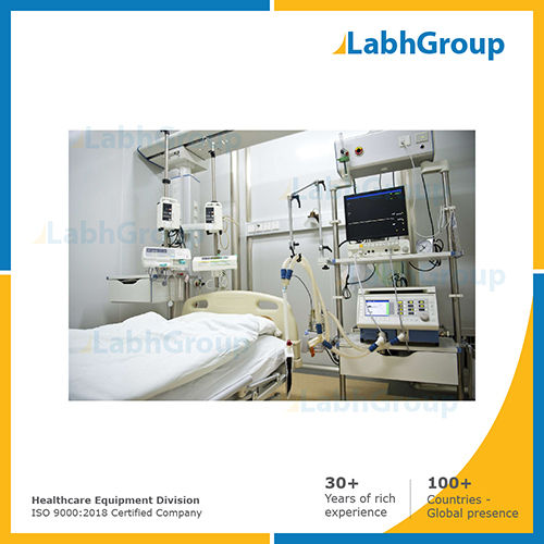 Hospital ICU room equipments