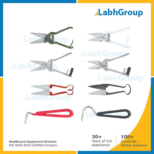 Shearing equipments for veterinary hospital