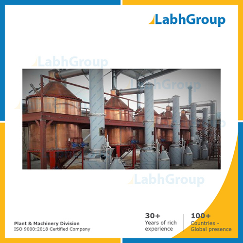 Concrete And Absolute Oil Derivation Plant