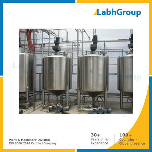 Stainless steel blending tank