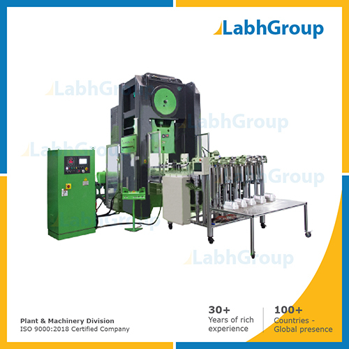 Aluminium foil container making machine