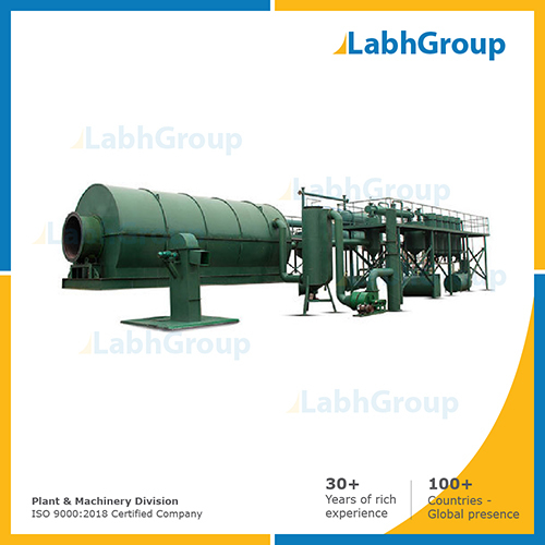 Tyre pyrolysis plant