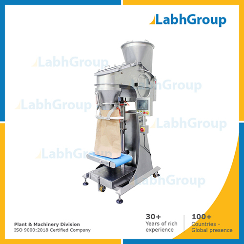 Semi-automatic weighmetric filler machine for big bag of granules