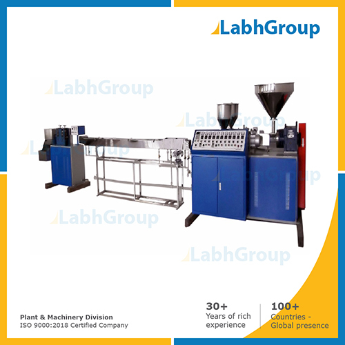 Plastic drinking straw making machine