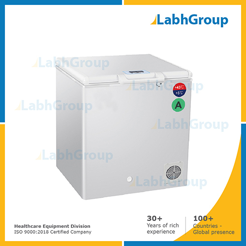 Ice lined refrigerator for covid-19 vaccine