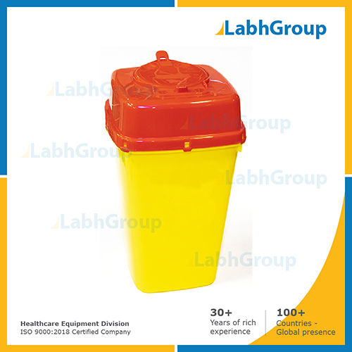 Sharps container for covid 19 vaccine waste collection