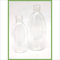 Cosmetic Oval Clear Pet Bottle