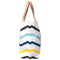 12 Oz Canvas Tote Bag With Pu Leather Handle