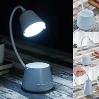 Studie LED Lampe mit Bluetooth Lautsprecher