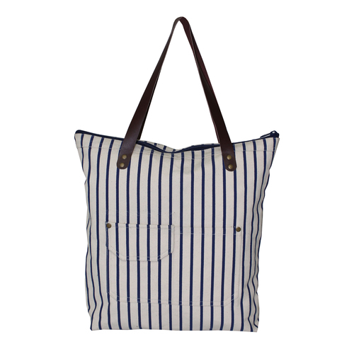 Natural Canvas Tote Bag With Inside Polyester Lining