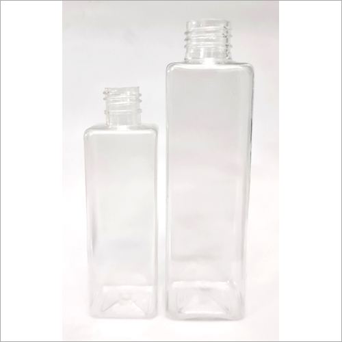 Cosmetic Square Clear Pet Bottle