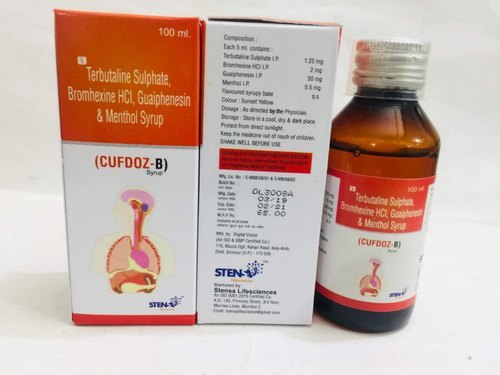 Bromhexine Guaiphenesin & Terbutaline Syrup General Medicines