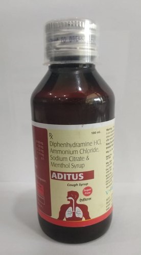 Diphenhydramine, Ammonium CL, Sodium Citrate & Menthol Syrup
