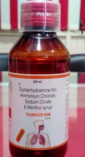Diphenhydramine, Ammonium CL, Sodium Citrate & Menthol Syrup