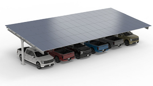 Solar Carports - SS & MS Material, Power Rating 100-200W, Two-Sided | Certified, 5-Year Warranty, Outdoor Vehicle Shading & Solar Energy Generation