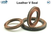 Spray Painting Leather V Seal - V-shaped, Tanned Color | Industrial Water Jet & Spray Painting Application