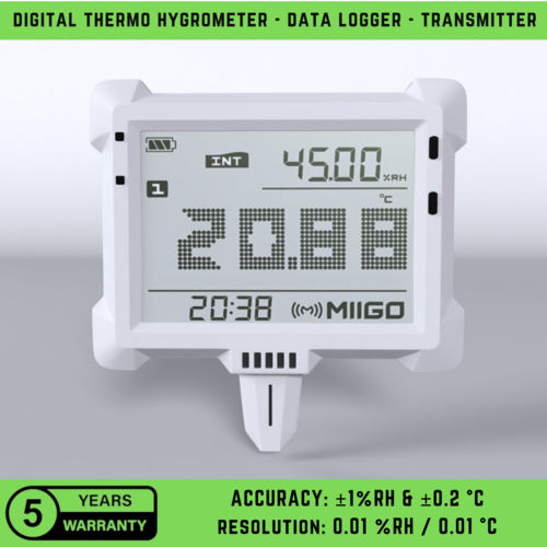 Thermometer Hygrometer Bluetooth Wireless