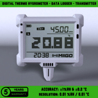 Digital Thermo Hygrometer Blue-H-B-THI - Bluetooth, Wireless, Online from MIIGO ONLINE  LLP