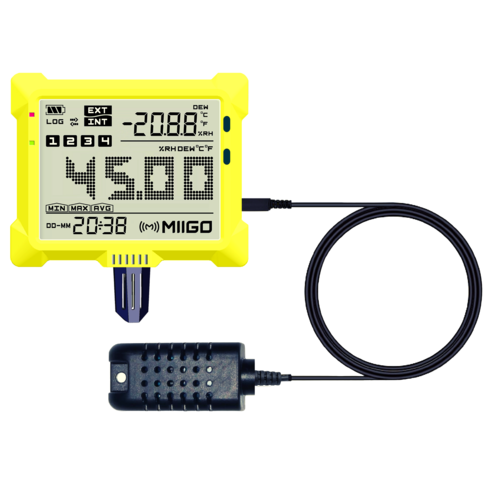 Digital Thermo Hygrometer Blue-H-B-THIE - Bluetooth Wireless Online from MIIGO ONLINE  LLP