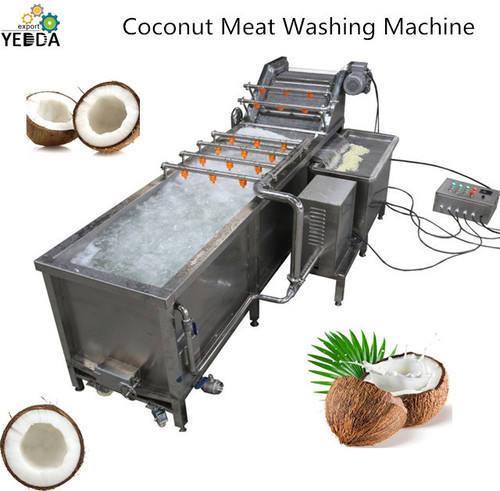 Full automatic bubble Coconut meat cleaning washing machine