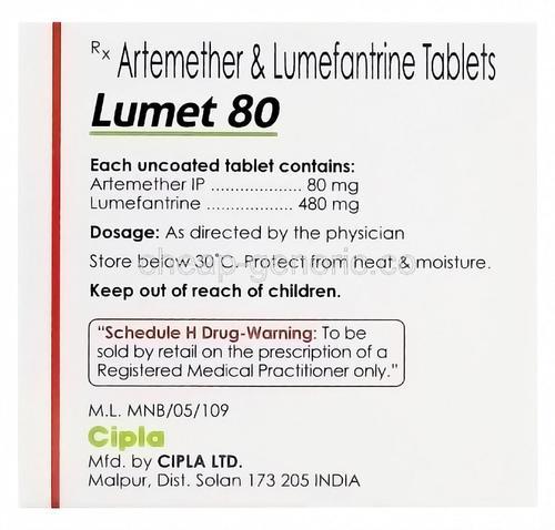 Artemether & Lumefantrine Tablets