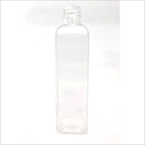 Cosmetic Square Edge Clear Pet Bottle