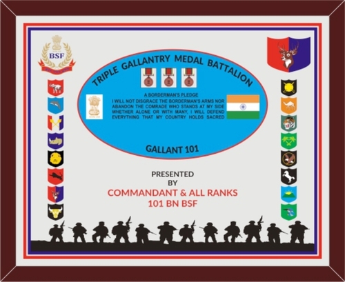 Modern Look Rectangular Plaques And Mementos