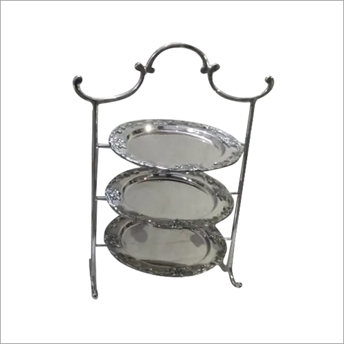 Antique Silver Plated Cake Stand