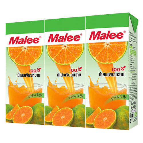 Malee 100% Tangerine Orange Juice Packaging: Plastic Bottle