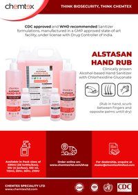 ALSTASAN HAND RUB: Alcohol based Hand Sanitizer