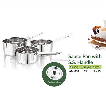 Sauce Pan With S S Handle - Color: Silver