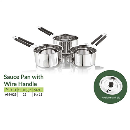 Sauce Pan With Wire Handle