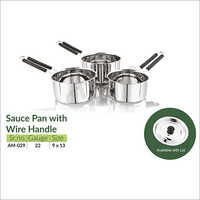 Sauce Pan With Wire Handle