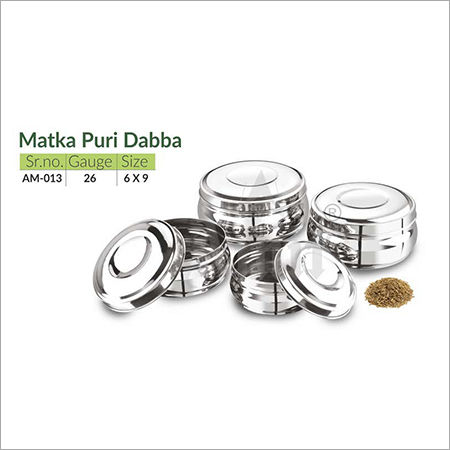 Matka Puri Dabba