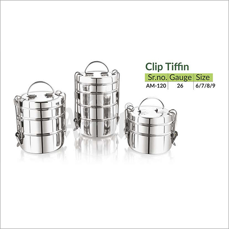 Clip Tiffin By AMIT METALS