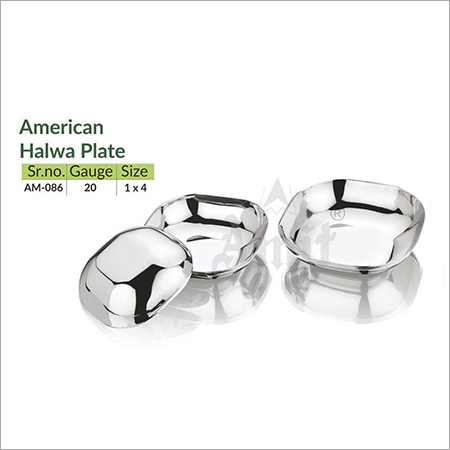 American Halwa Plate