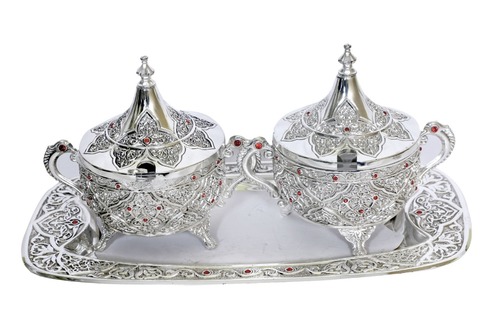 Pure Shiny Look Silver Articles For Interior Decoration