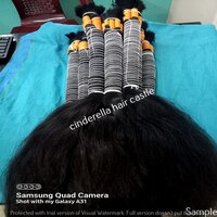 PREMIUM QUALITY SINGLE DRAWN INDIAN BULK VIRGIN HUMAN HAIR EXTENSIONS