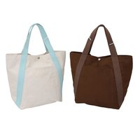 12 Oz Dyed Canvas Tote Bag With Front Pocket