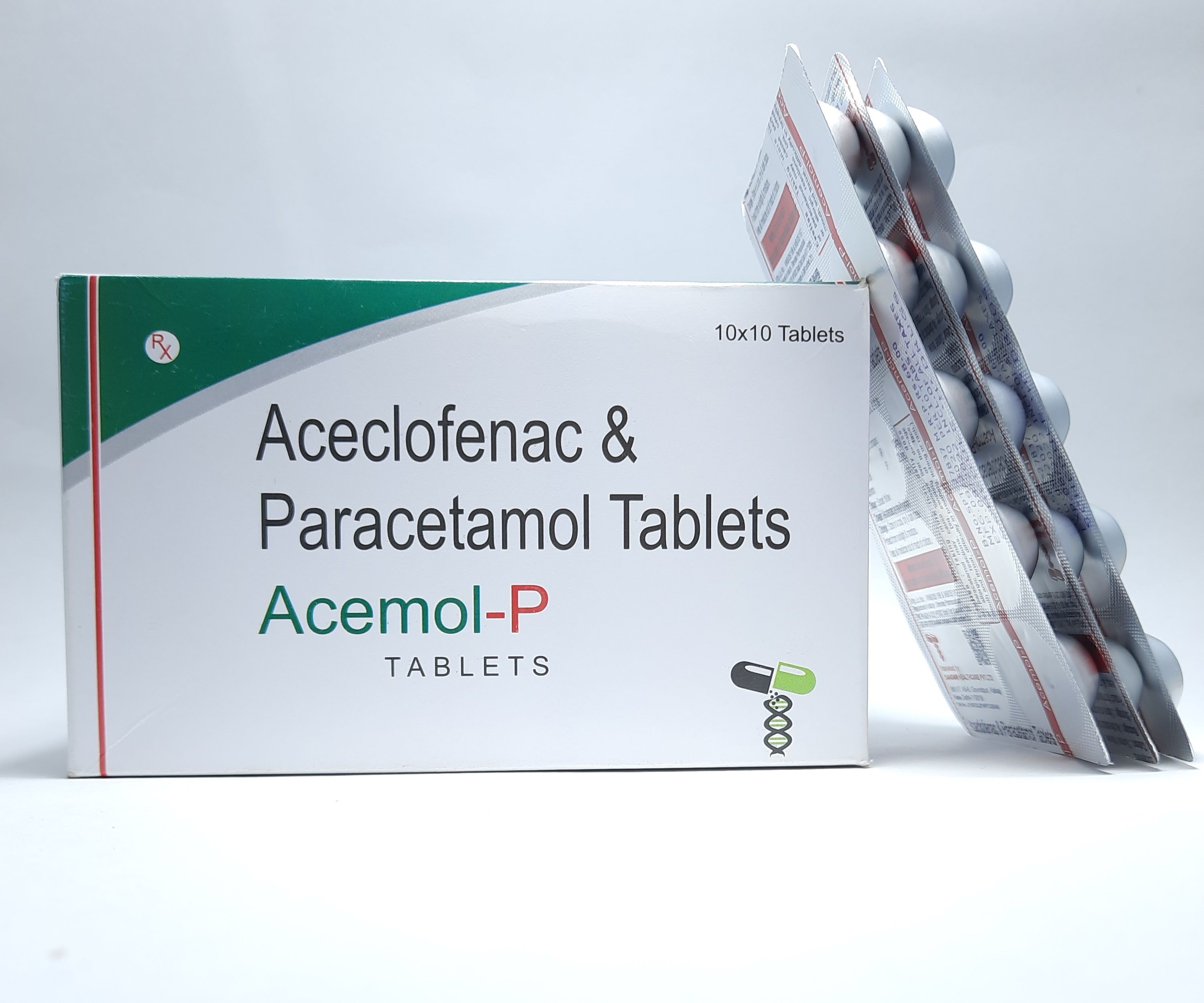 Aceclofenac And Paracetamol Tablets