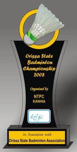 Badminton Sports Trophy