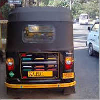 Auto Rickshaw Hood - Rexine Material, Customized Size | Durable, Available In Black, Yellow, Green & Brown